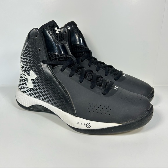 Under Armour Micro G Torch Black White Basketball Shoes Sneakers; Women’s Sz 7.5 - Picture 4 of 15